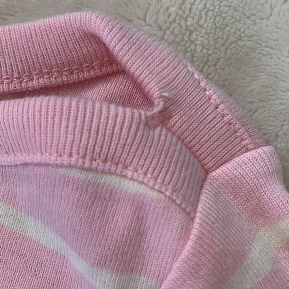 Hanna Andersson 50 Pink & White Dress 0-3M EUC - Picture 10 of 11